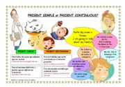 English Worksheet: Present Simple or Present Continuous?