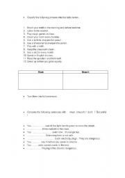English Worksheet: Obligation vs. prohibition