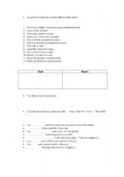 English worksheet: Obligation vs. prohibition