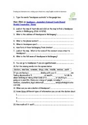 English worksheet: Headspace