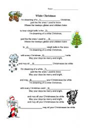 English Worksheet: White Christmas