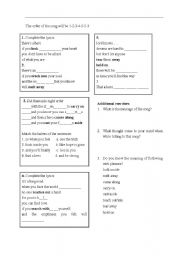 English worksheet: song: hero