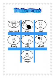 English Worksheet: the different moods