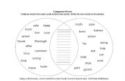 English Worksheet: Compound Words Worksheet