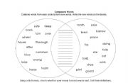 English worksheet: Compound Words Worksheet