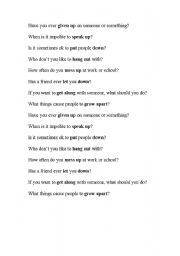 English Worksheet: Have you ever....