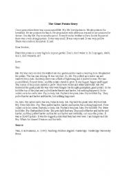 English Worksheet: the giant potato