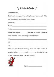 English worksheet: Christmas