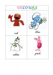 English Worksheet: Colors/colours part 1