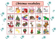English Worksheet: Christmas vocabulary