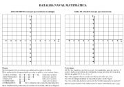 English Worksheet: Batalha Naval Matemtica - Math Battle