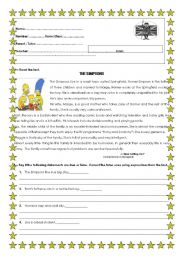 English Worksheet: The Family - Test