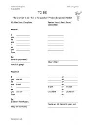 English worksheet: Verb 