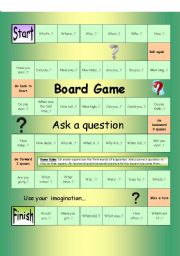 Board Game - Ask a Question (Easy)