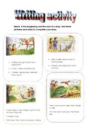 English Worksheet: writing