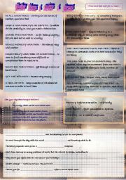 English Worksheet: Weather idioms part IV