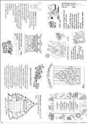 English Worksheet: My Christmas mini book  2