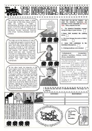 English Worksheet: INDUSTRIAL REVOLUTION AND THE SIMPSONS