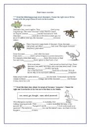 English Worksheet: past tense 