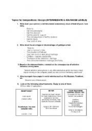 English worksheet: Compositions 