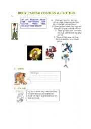 English worksheet: revision with ben ten