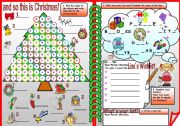 English Worksheet: Christmas and toys