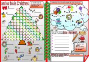 English Worksheet: Christmas and toys