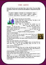 English Worksheet: Art vocabulary