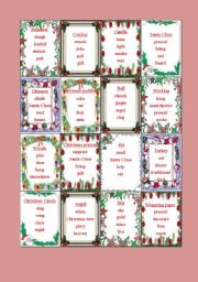 English Worksheet: Christmas taboo