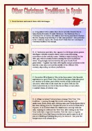 English Worksheet: Other Christmas Traditions in Spain