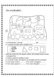 English Worksheet: AN OVERLOADED TRAIN