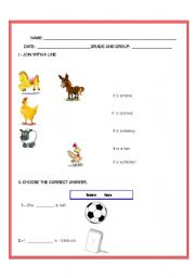 English worksheet: activity (3)