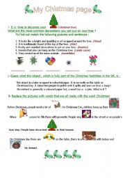 English worksheet: Christmas 1