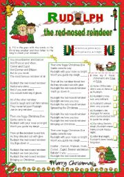 English Worksheet: Christmas Set (11) - Time to sing: Destinys Child - 