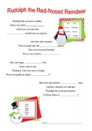 English Worksheet: Rudolph