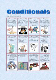 English Worksheet: Conditionals