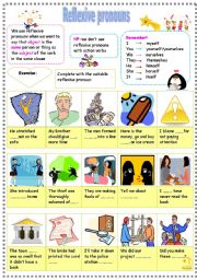 English Worksheet: reflexive pronouns