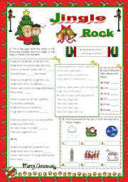 English Worksheet: Christmas Set  (12)  -  Time to sing: 