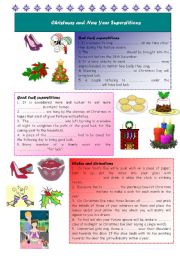 Christmas and New Year Superstitions