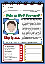 WHO IS BOB SPENCER? (2 PAGES)