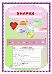 English Worksheet: Shapes