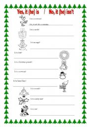 English worksheet: CHRISTMAS