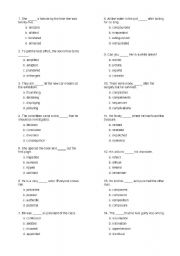 English Worksheet: ECPE Michigan Proficiency Vocabulary Test 2