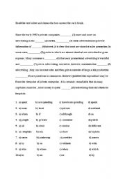 English Worksheet: present perfect tense