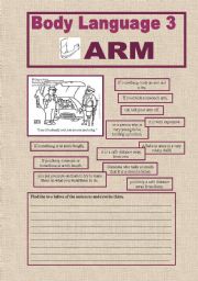 English Worksheet: BODY LANGUAGE 3