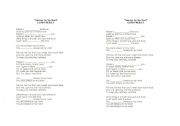 English Worksheet: Alway on my mind