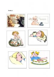 English worksheet: What are the babies doing? 1/3