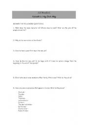 English Worksheet: Scrubs: episode 1