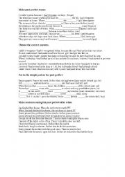 English Worksheet: Present Perfect Exercises