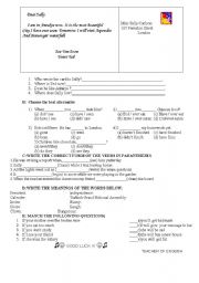 English Worksheet: WORKSHEET OR QUIZ FOR 8TH GRADES